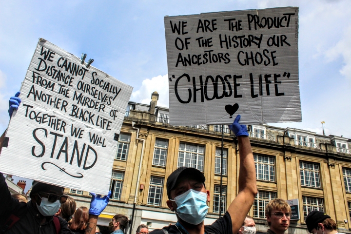 #BlackLivesMatter: Fotogaler&iacute;a de las marchas contra el racismo en Bristol