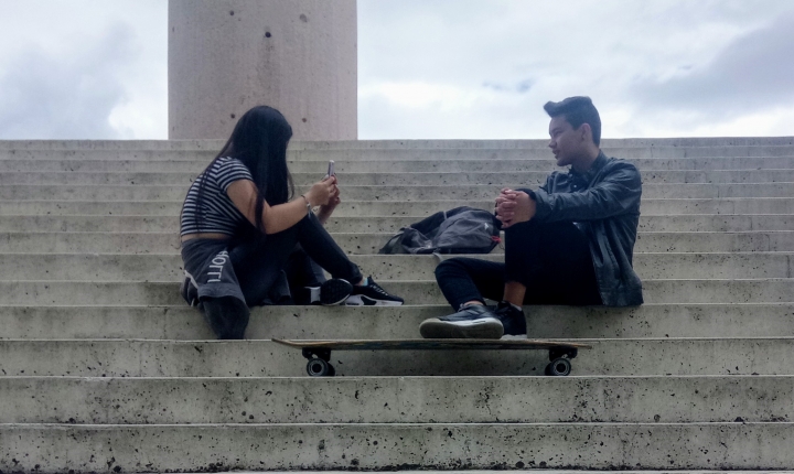 Redes sociales y adolescentes. Foto: Luciano Ni&ntilde;o