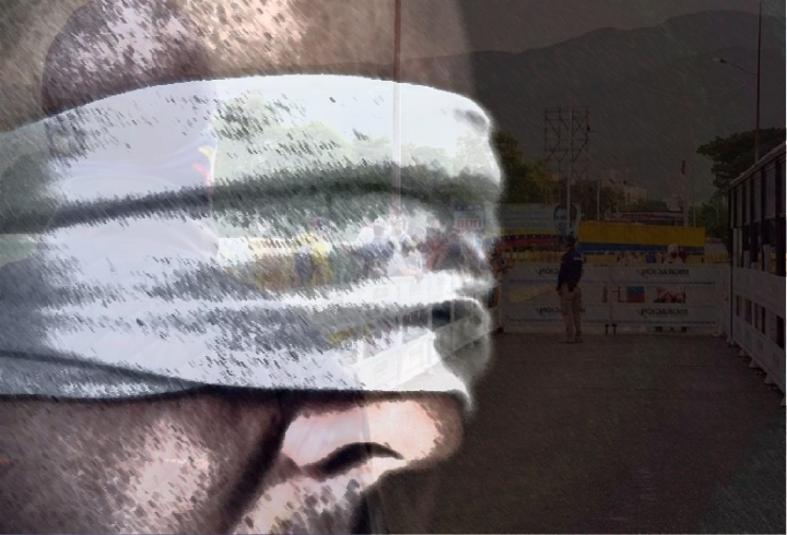 otomontaje con im&aacute;genes  de Migraci&oacute;n Colombia y Freepik