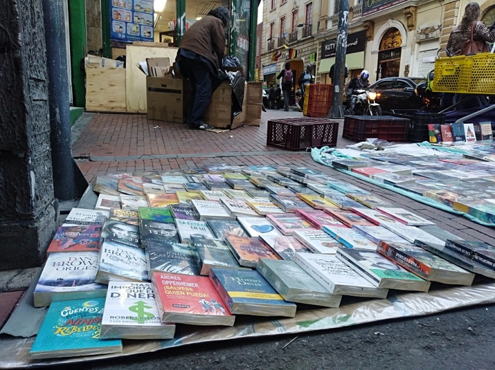 Callej&oacute;n de los Libreros, centro de Bogot&aacute;