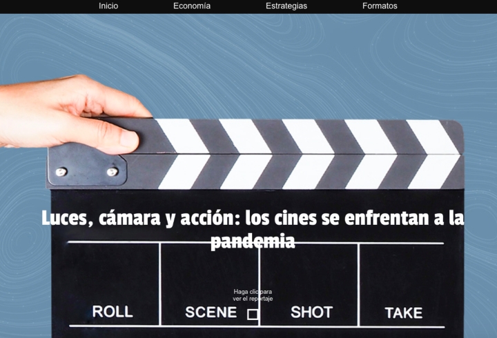Luces, c&aacute;maras, pandemia: crisis en la industria del cine