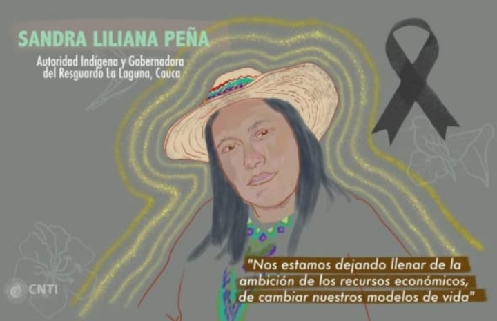 Con el asesinato a la gobernadora ind&iacute;gena del resguardo La Laguna en Cauca, suman 52 muertes a l&iacute;deres sociales en Colombia en 2021